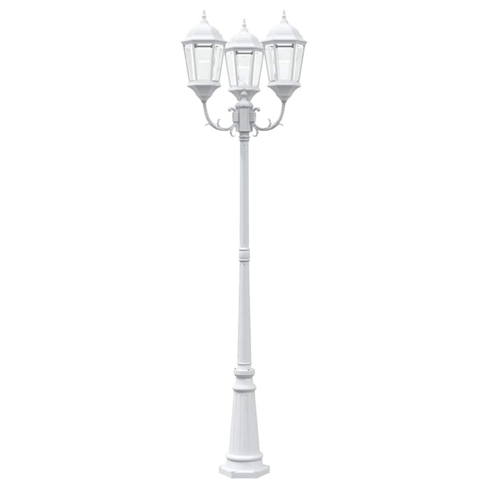 Lumina de grădină Alb 235 cm Aluminiu - WALTI WALTI