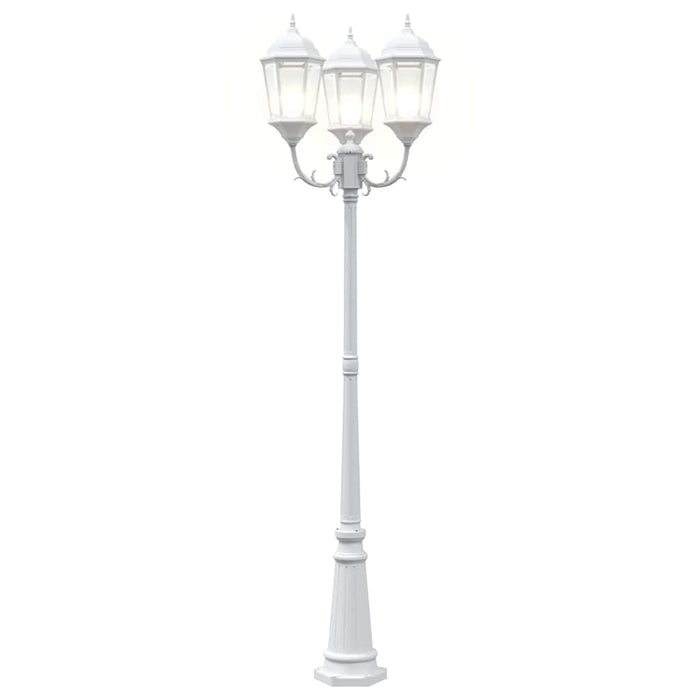 Lumina de grădină Alb 235 cm Aluminiu - WALTI WALTI