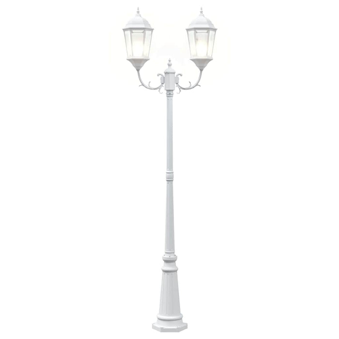 Lumina de grădină Alb 235 cm Aluminiu - WALTI WALTI