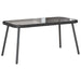 Set de canapele pentru grădină 2 pcs Negru poliratan - WALTI WALTI