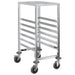 Cărucior cu tăvi cu 6 containere GN 39x55x87 cm oțel inoxidabil - WALTI WALTI