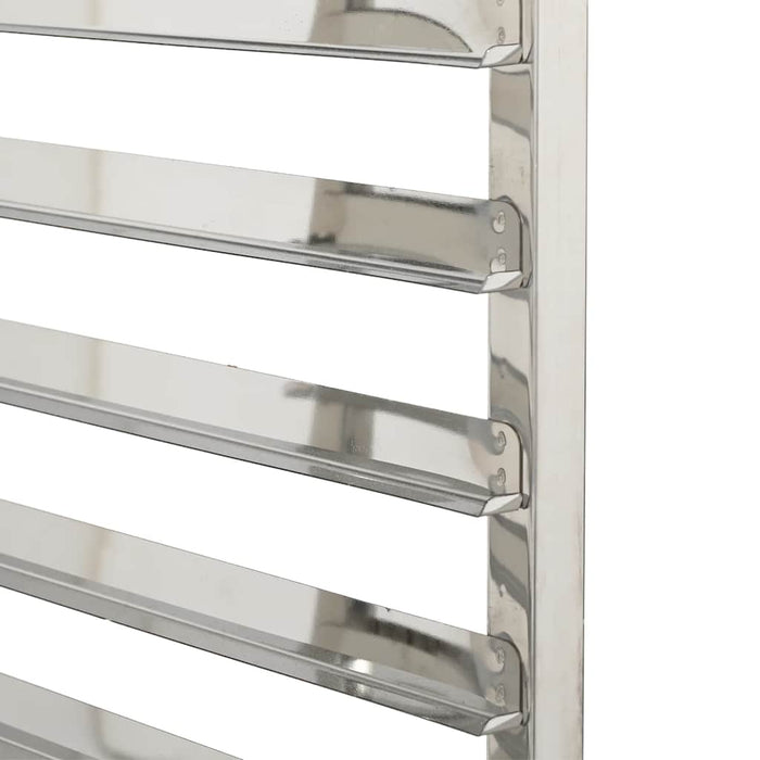 Cărucior cu tăvi cu 6 containere GN 39x55x87 cm oțel inoxidabil - WALTI WALTI