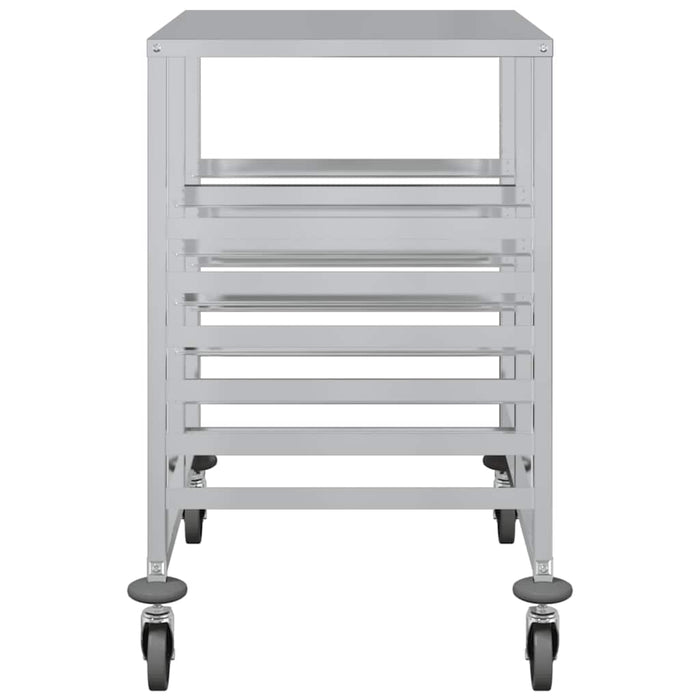 Cărucior cu tăvi cu 12 containere GN 75x55x87cm oțel inoxidabil - WALTI WALTI