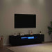 Cabinet TV Negru 160 x 35 x 40 cm Lemn compozit - WALTI WALTI