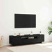 Cabinet TV Negru 160 x 35 x 40 cm Lemn compozit - WALTI WALTI