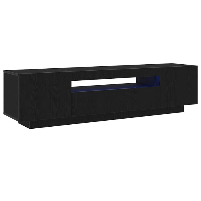 Cabinet TV Negru 160 x 35 x 40 cm Lemn compozit - WALTI WALTI