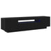 Cabinet TV Negru 160 x 35 x 40 cm Lemn compozit - WALTI WALTI