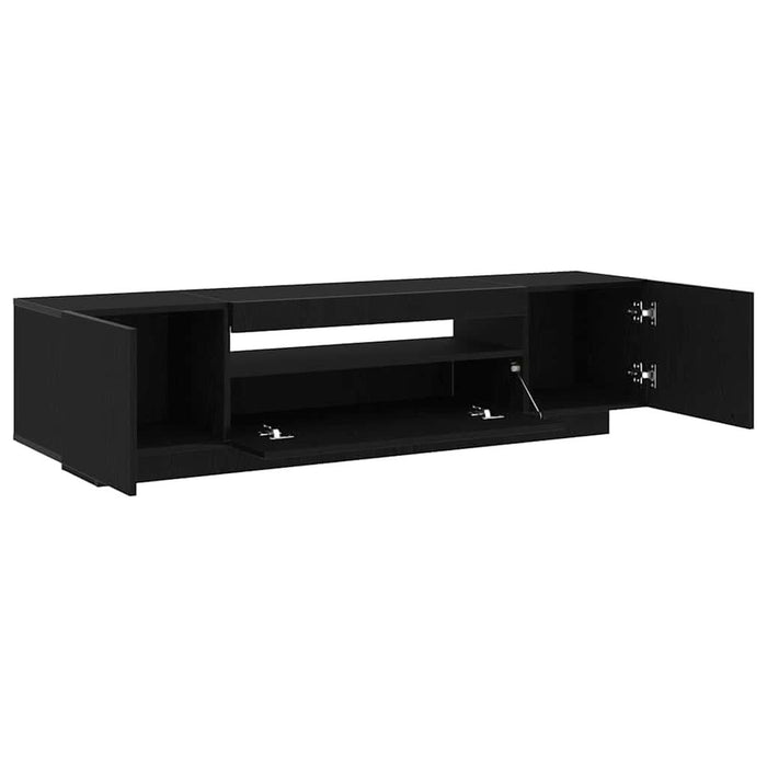 Cabinet TV Negru 160 x 35 x 40 cm Lemn compozit - WALTI WALTI