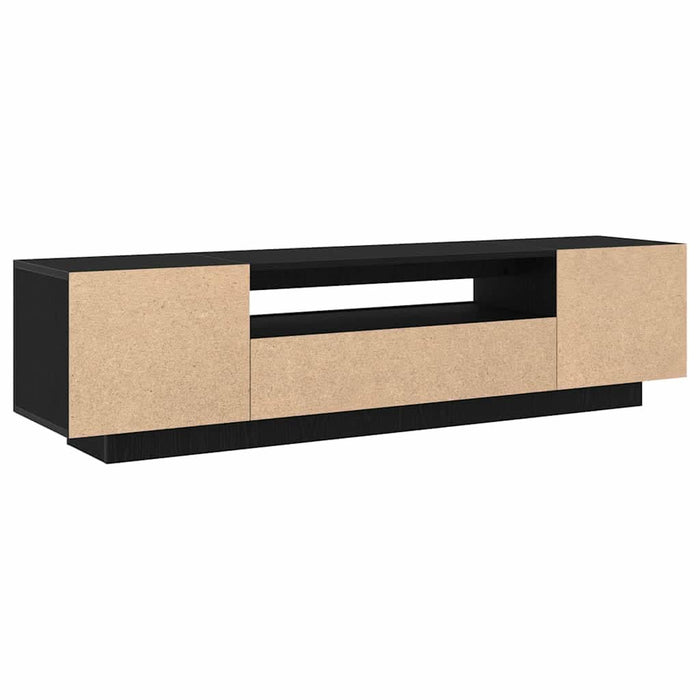 Cabinet TV Negru 160 x 35 x 40 cm Lemn compozit - WALTI WALTI