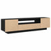 Cabinet TV Negru 160 x 35 x 40 cm Lemn compozit - WALTI WALTI
