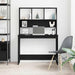Birou cu rafturi, stejar negru, 102x45x148 cm, lemn prelucrat - WALTI WALTI