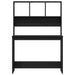 Birou cu rafturi, stejar negru, 102x45x148 cm, lemn prelucrat - WALTI WALTI