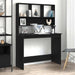 Birou cu rafturi, stejar negru, 102x45x148 cm, lemn prelucrat - WALTI WALTI