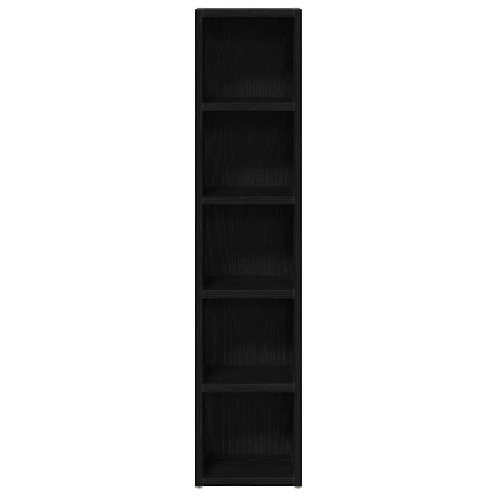 Dulapuri CD-uri 2 buc Stejar negru 21x16x93,5 cm Lemn prelucrat - WALTI WALTI