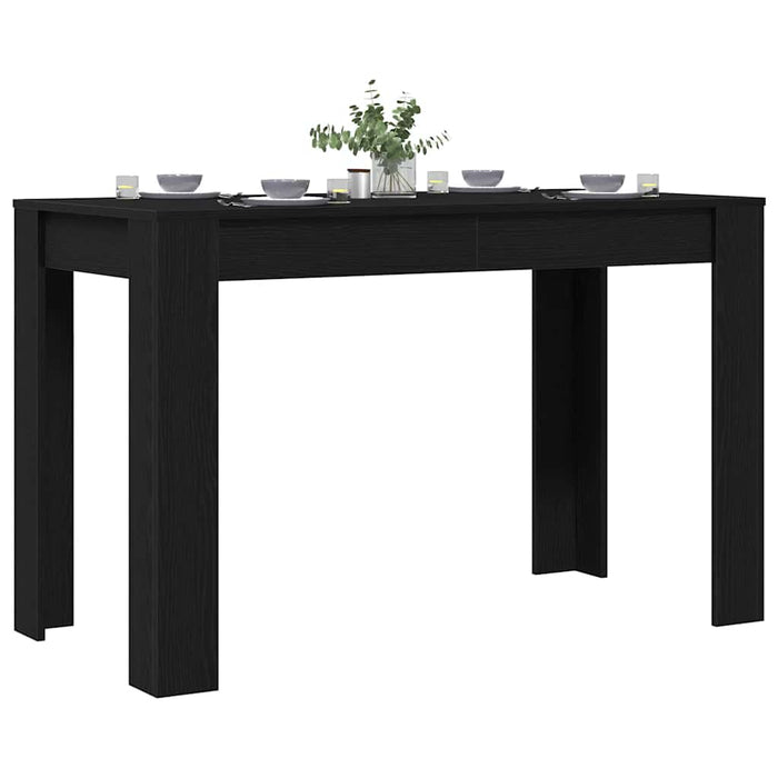 Masa de sufragerie din stejar negru 120x60x76 cm lemn prelucrat - WALTI WALTI
