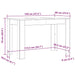 Masa de sufragerie din stejar negru 120x60x76 cm lemn prelucrat - WALTI WALTI