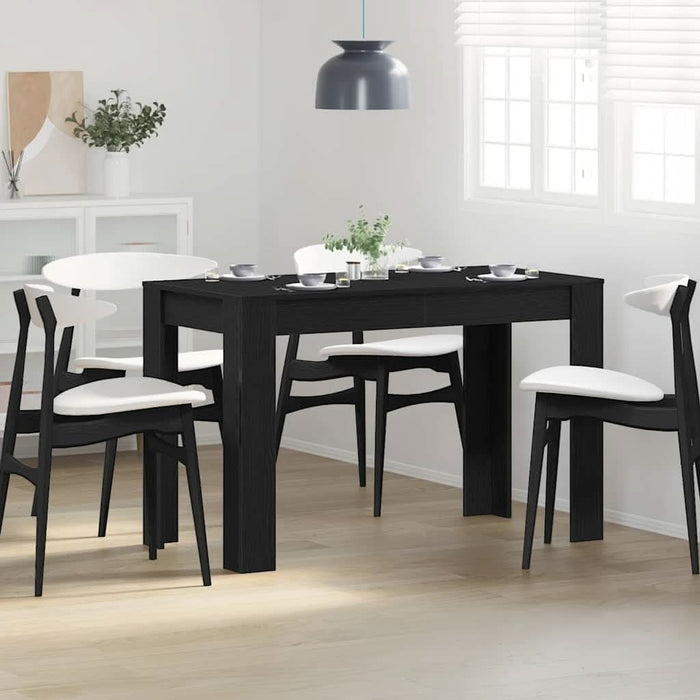 Masa de sufragerie din stejar negru 120x60x76 cm lemn prelucrat - WALTI WALTI