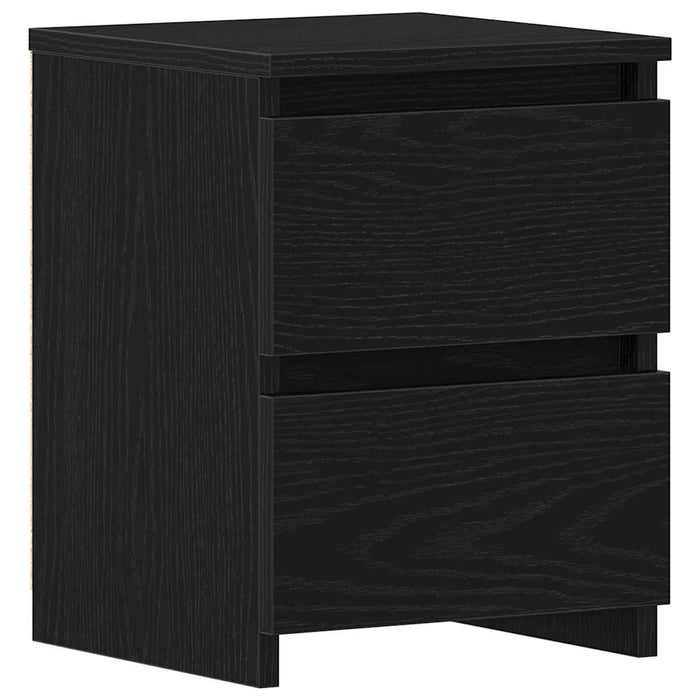 Dulap de noapte Stejar negru 30 x 30 x 40 cm Lemn compozit - WALTI WALTI