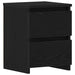 Dulap de noapte Stejar negru 30 x 30 x 40 cm Lemn compozit - WALTI WALTI