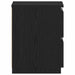 Dulap de noapte Stejar negru 30 x 30 x 40 cm Lemn compozit - WALTI WALTI