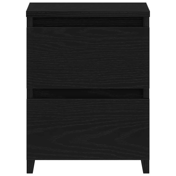 Dulap de noapte cu sertar 2 pcs Stejar negru 30 x 30 x 40 cm - WALTI WALTI