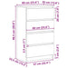 Bufetă Stejar negru 60x35x98,5 cm Lemn prelucrat - WALTI WALTI