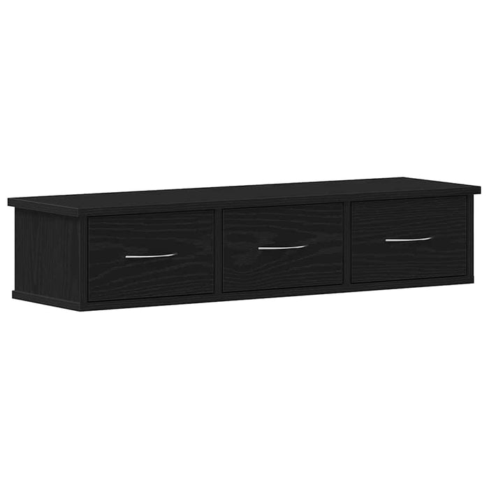 Dulap de perete Stejar negru 88x26x18,5 cm Lemn prelucrat - WALTI WALTI