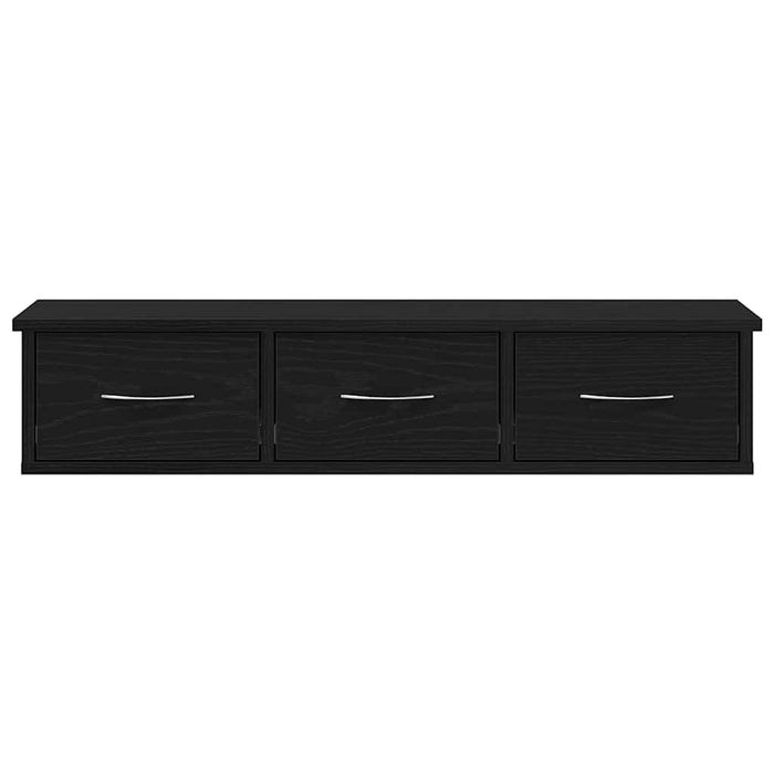 Dulap de perete Stejar negru 88x26x18,5 cm Lemn prelucrat - WALTI WALTI