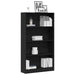 Bibliotecă cu 4 etaje Stejar negru 80x24x143 cm Lemn prelucrat - WALTI WALTI