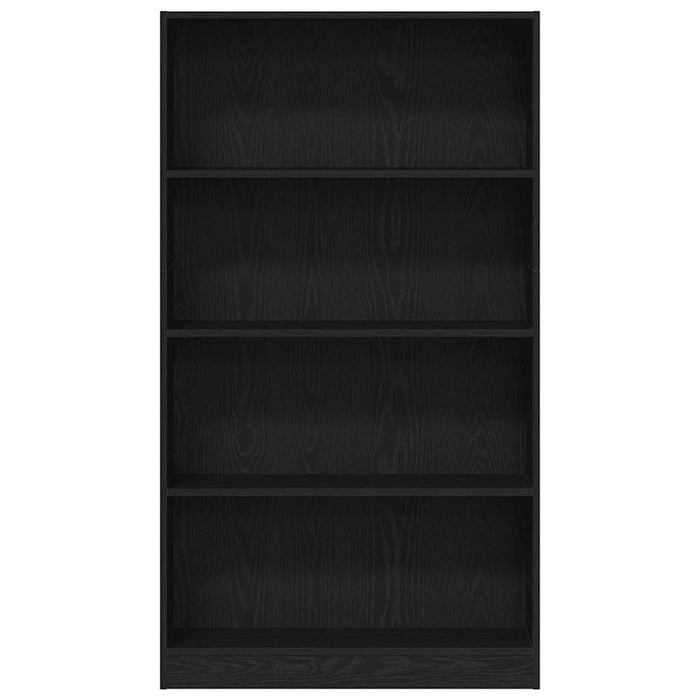 Bibliotecă cu 4 etaje Stejar negru 80x24x143 cm Lemn prelucrat - WALTI WALTI