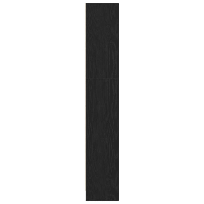 Bibliotecă cu 4 etaje Stejar negru 80x24x143 cm Lemn prelucrat - WALTI WALTI