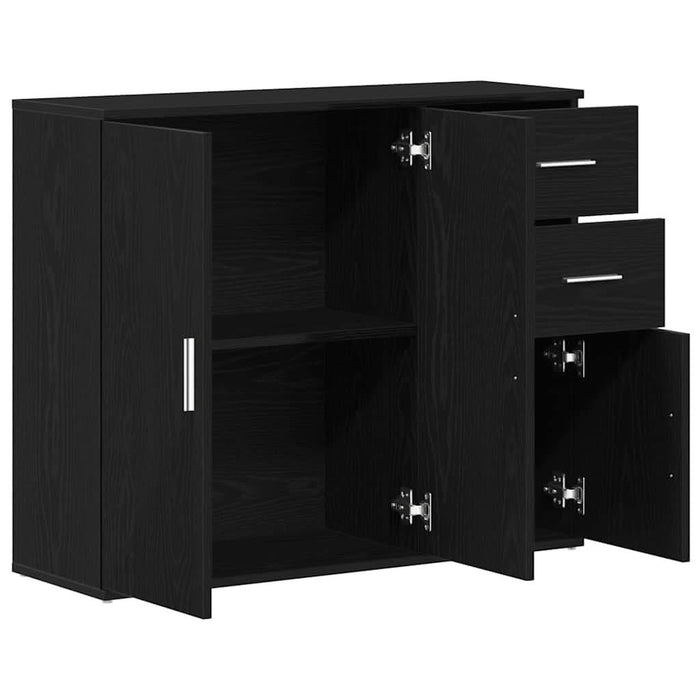 Bufetă Stejar negru 91x29,5x75 cm Lemn prelucrat - WALTI WALTI