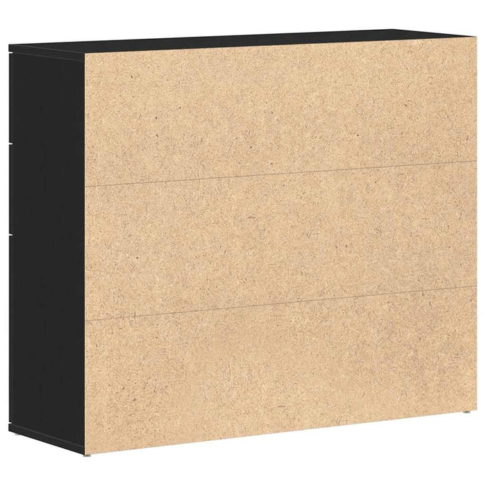 Bufetă Stejar negru 91x29,5x75 cm Lemn prelucrat - WALTI WALTI