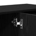 Bufetă Stejar negru 91x29,5x75 cm Lemn prelucrat - WALTI WALTI
