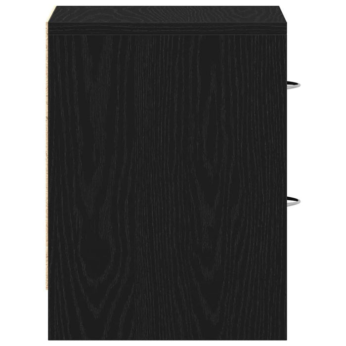 Noptiera stejar negru 40x30x40 cm lemn prelucrat - WALTI WALTI