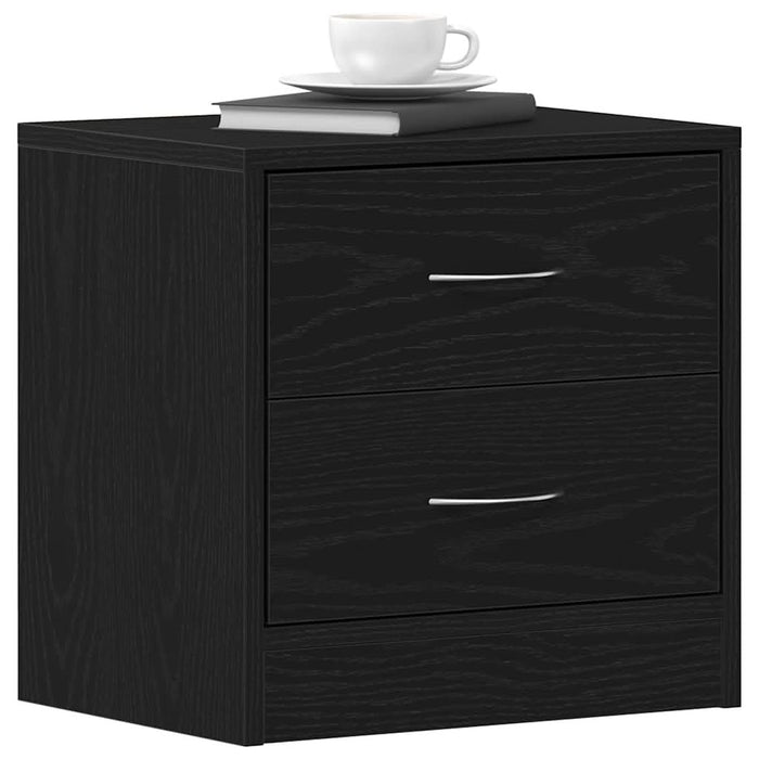Noptiere 2 buc stejar negru 40x30x40 cm lemn de stratificat - WALTI WALTI