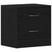 Noptiere 2 buc stejar negru 40x30x40 cm lemn de stratificat - WALTI WALTI