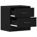 Noptiere 2 buc stejar negru 40x30x40 cm lemn de stratificat - WALTI WALTI
