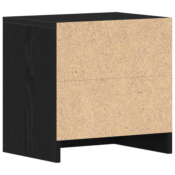 Noptiere 2 buc stejar negru 40x30x40 cm lemn de stratificat - WALTI WALTI