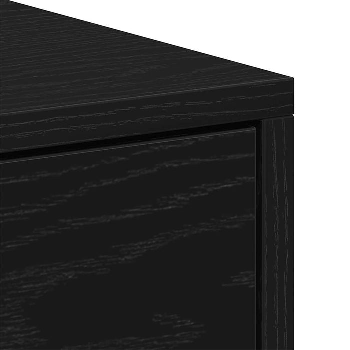 Noptiere 2 buc stejar negru 40x30x40 cm lemn de stratificat - WALTI WALTI
