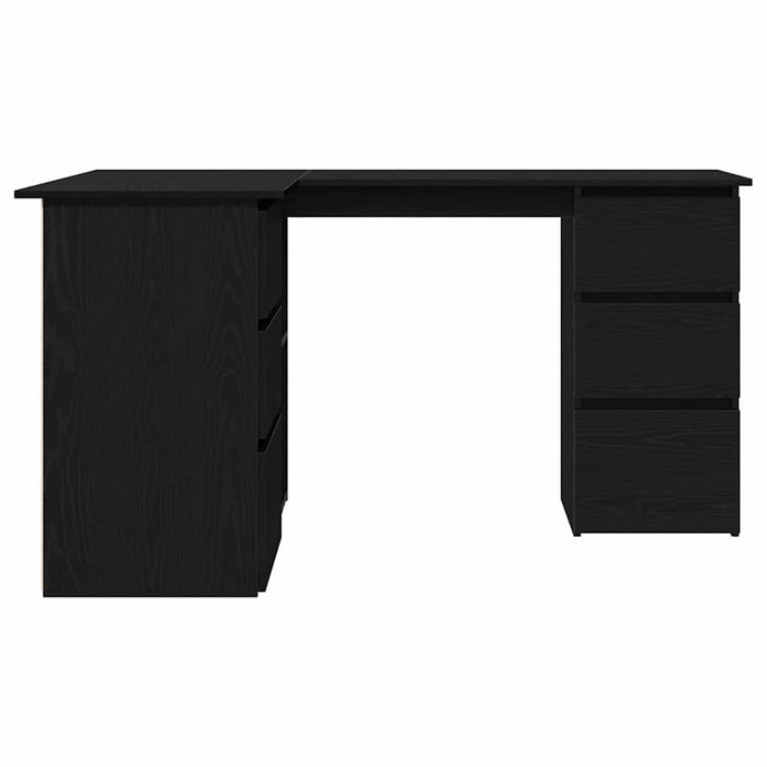 Birou cu sertar Stejar Negru 145 x 100 x 76 cm Lemn compozit - WALTI WALTI