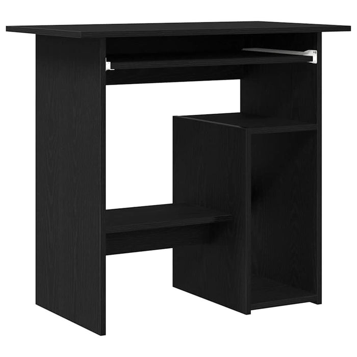 Birou Stejar negru 80x45x74 cm Lemn prelucrat - WALTI WALTI