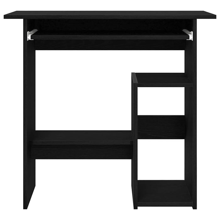 Birou Stejar negru 80x45x74 cm Lemn prelucrat - WALTI WALTI