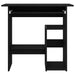 Birou Stejar negru 80x45x74 cm Lemn prelucrat - WALTI WALTI