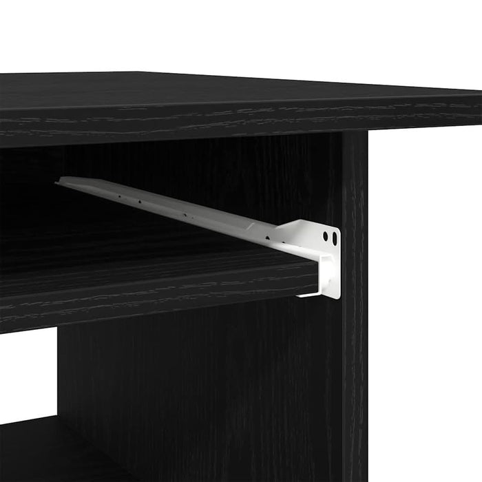 Birou Stejar negru 80x45x74 cm Lemn prelucrat - WALTI WALTI