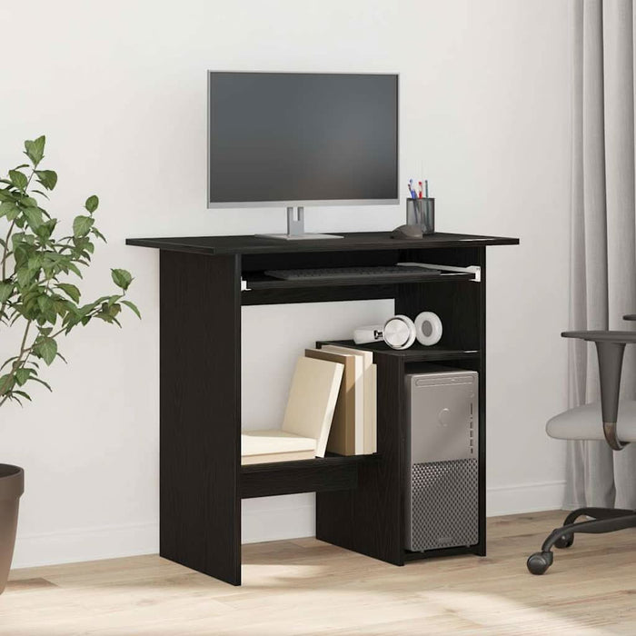 Birou Stejar negru 80x45x74 cm Lemn prelucrat - WALTI WALTI