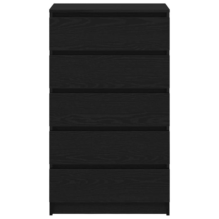 Dulap cu sertar, stejar negru, 60x36x103 cm, lemn prelucrat - WALTI WALTI