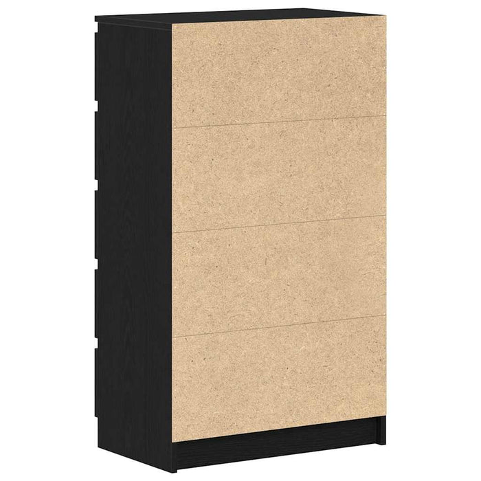 Dulap cu sertar, stejar negru, 60x36x103 cm, lemn prelucrat - WALTI WALTI