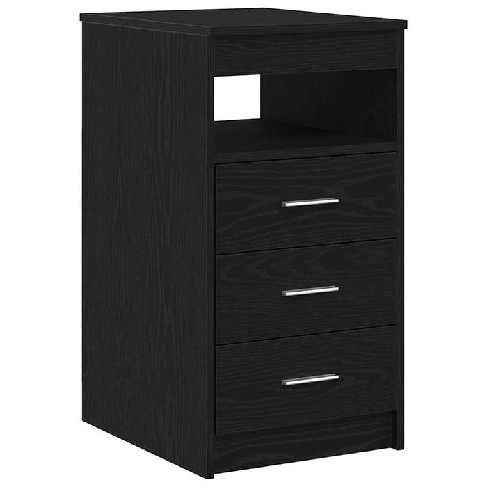 Dulap cu sertare, stejar negru, 40x50x76 cm, lemn prelucrat - WALTI WALTI