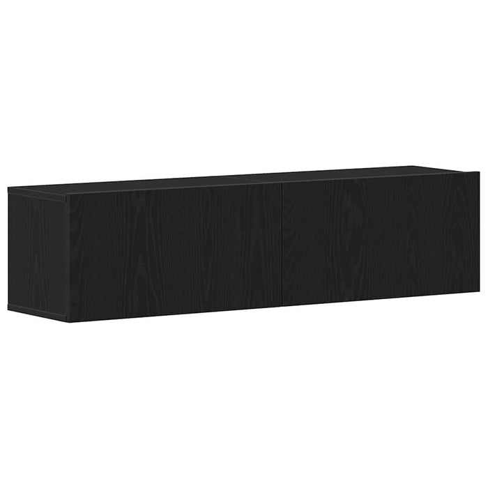Dulap TV Stejar negru 120x30x30,5 cm Lemn prelucrat - WALTI WALTI